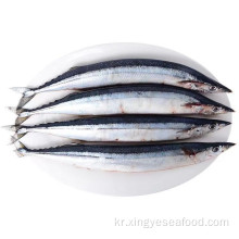 얼어 붙은 생선 Saury Cololabis Saira